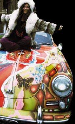 Janis and her Porsche